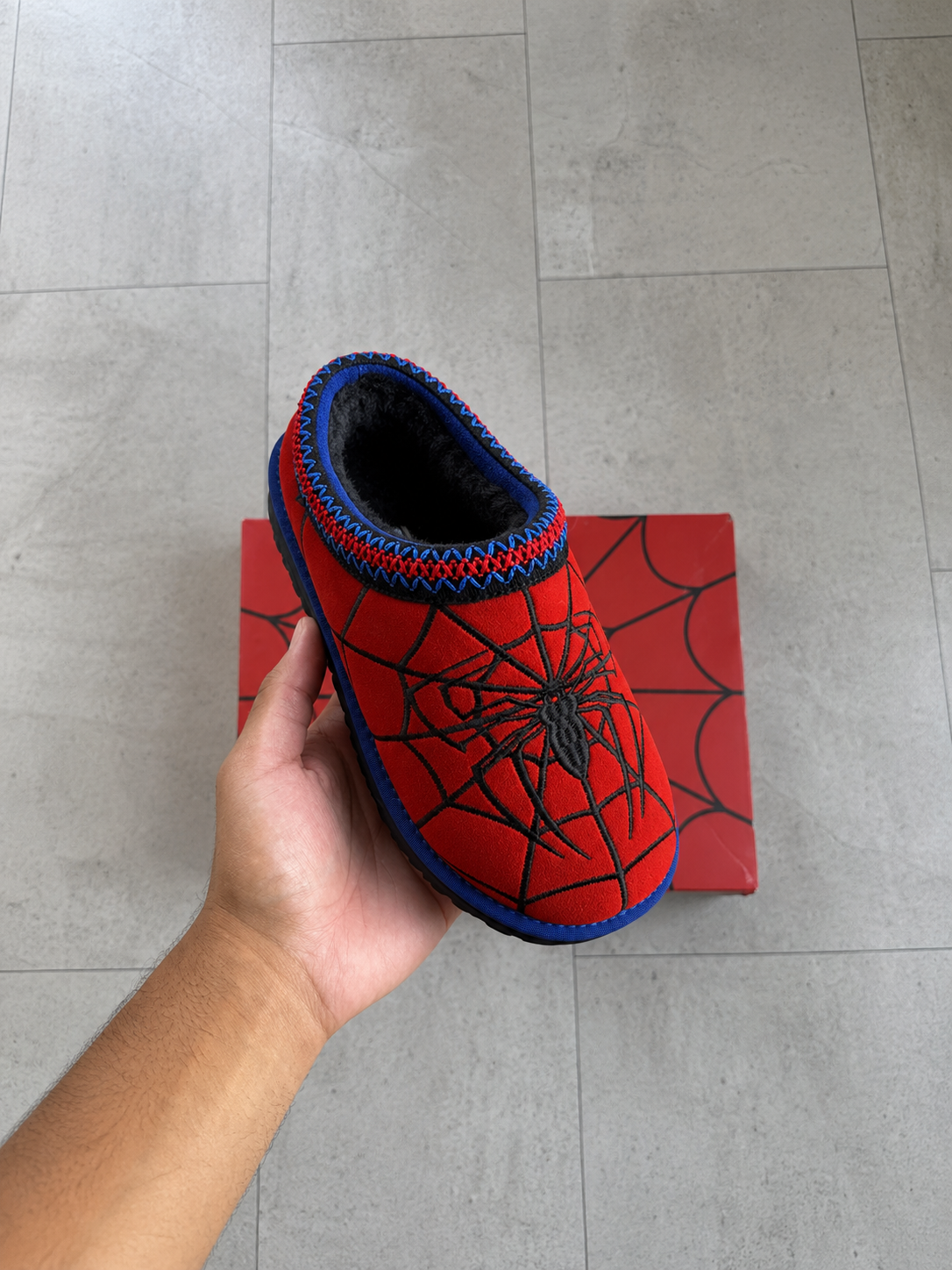 Kids Spider Slippers