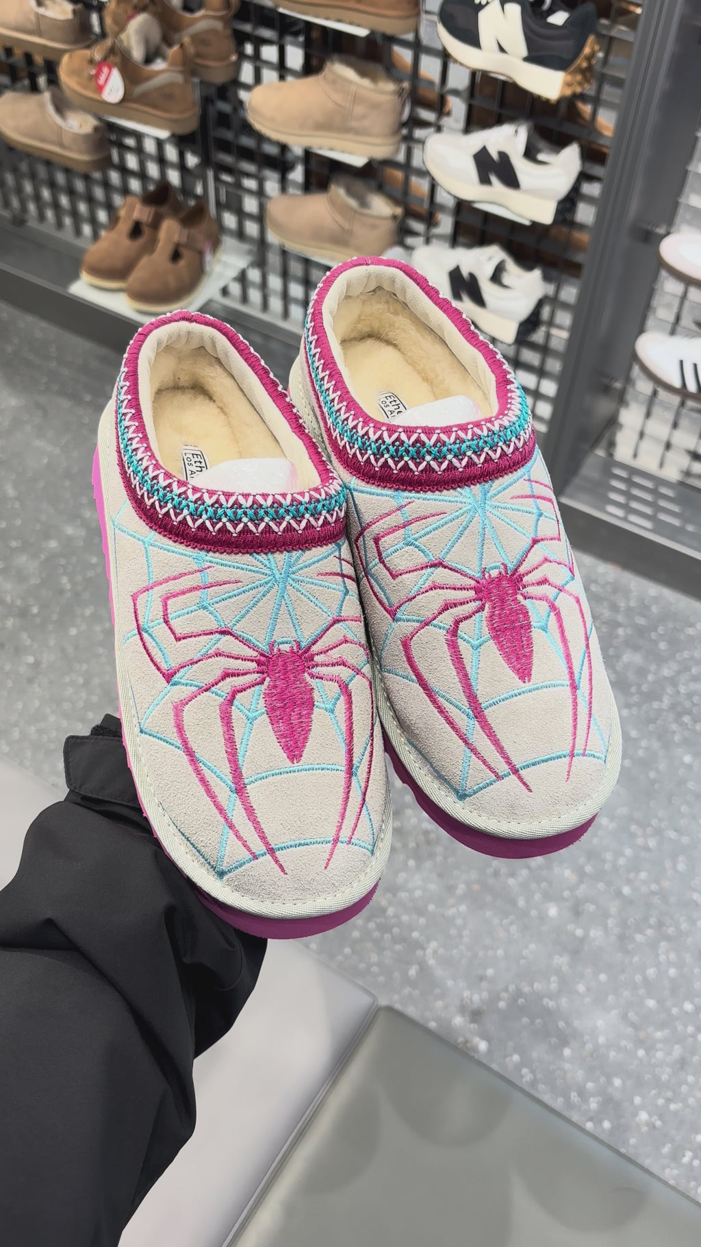 Spider Slippers kids (White)
